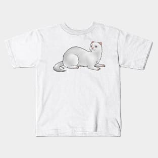 Ferret - Dark Eyed White Kids T-Shirt